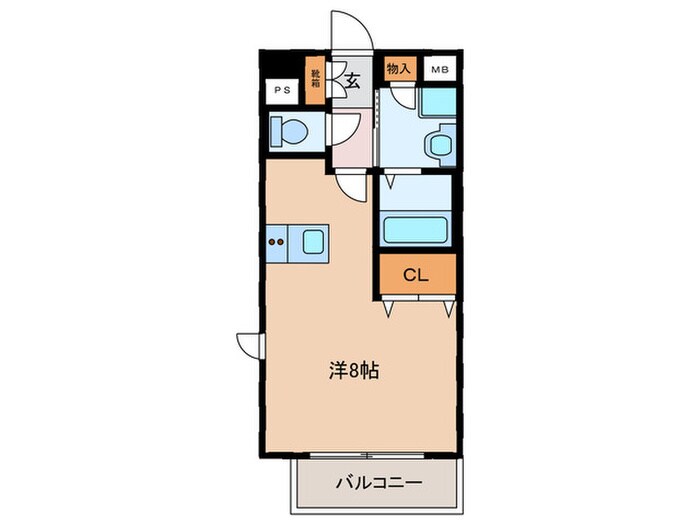 ﾌﾟﾚｻﾝｽ名古屋STATIONﾋﾞｰﾌﾚｯｸｽの物件間取画像