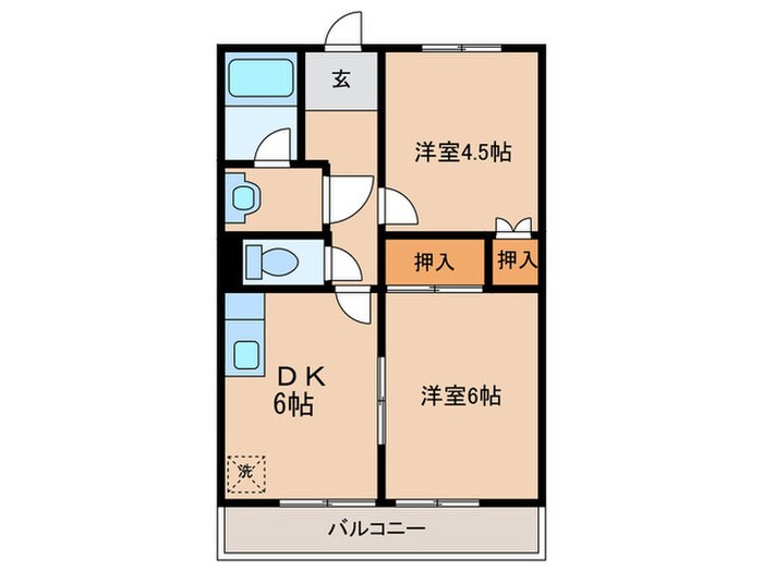 スリーアイランドの物件間取画像