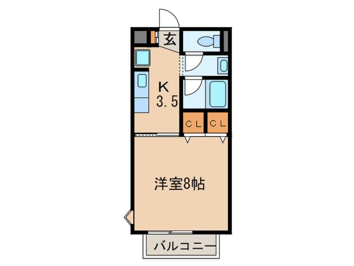 サンブライト城西の物件間取画像