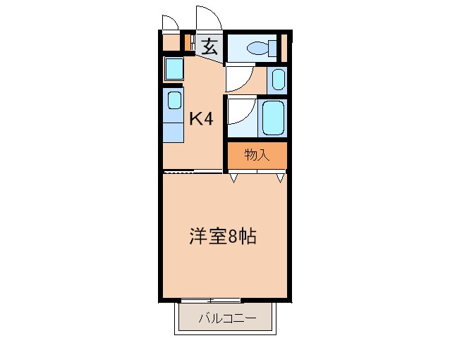 サンブライト城西の物件間取画像