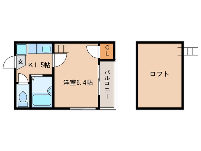 リバティ大須の物件間取画像