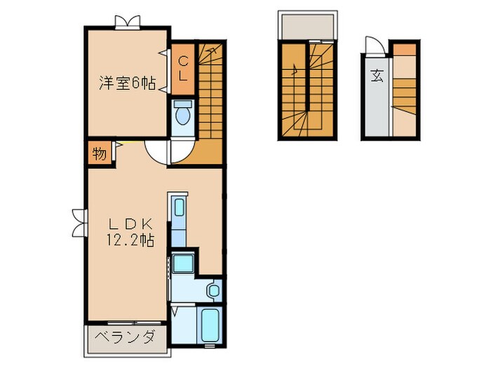 オークフォレスト明和Ⅵの物件間取画像