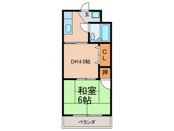 玄武堂ビルの物件間取画像