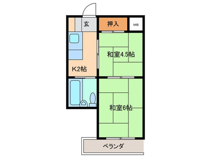 玄武堂ビルの物件間取画像