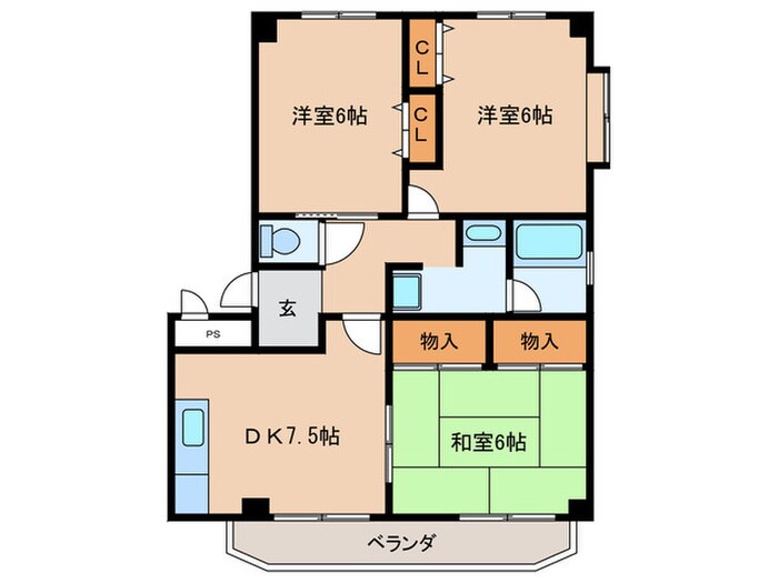 プレジデント篭屋の物件間取画像