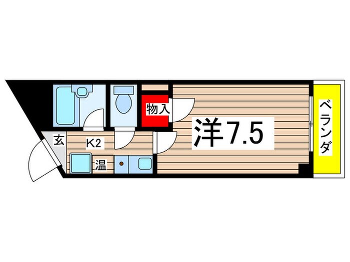 イーストアベニューの物件間取画像