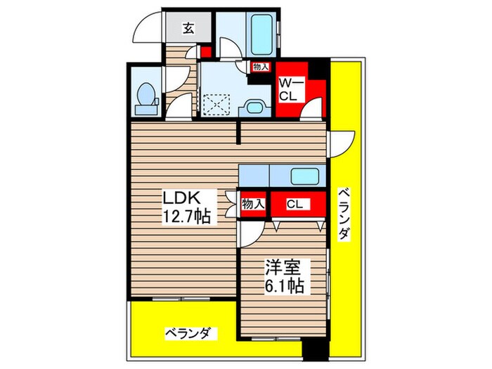 グレイスコート桜山の物件間取画像