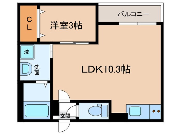 Warren　kanseiⅡの物件間取画像