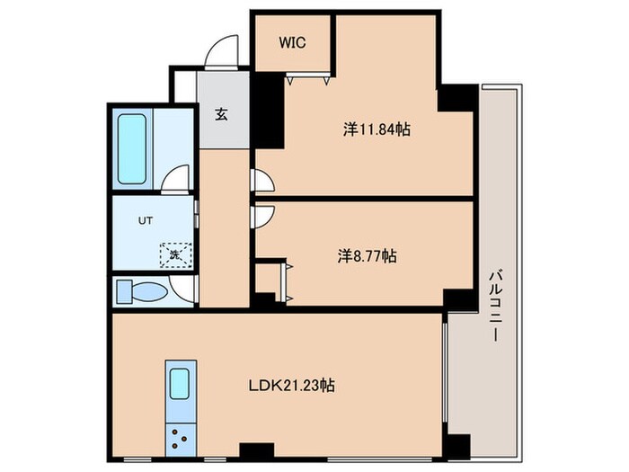 Blanc　Mison覚王山の物件間取画像