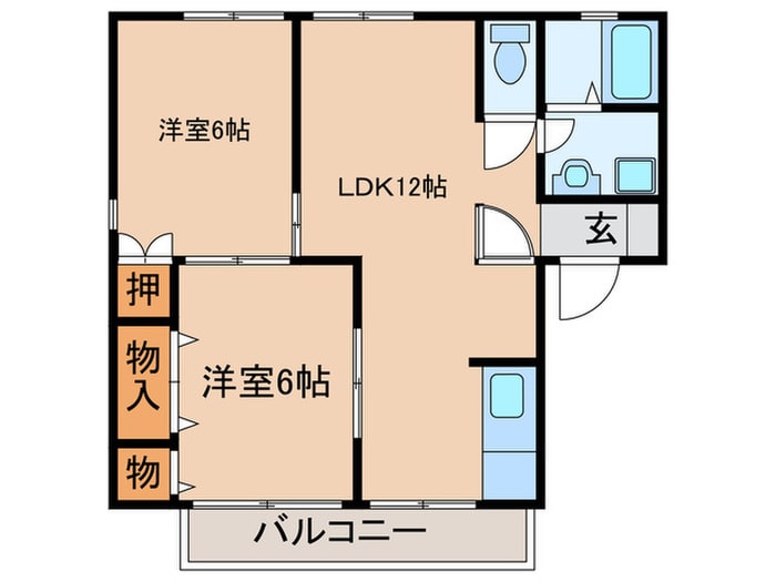 セジュ－ルＩＮＯＵの物件間取画像