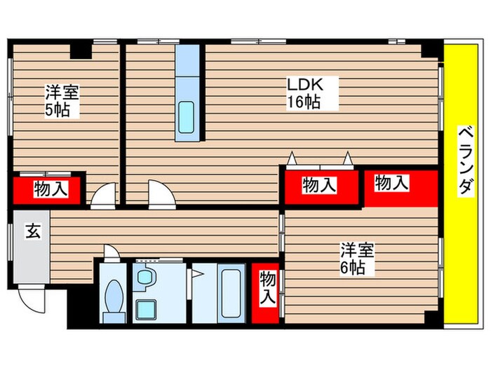 ア－サコパンの物件間取画像