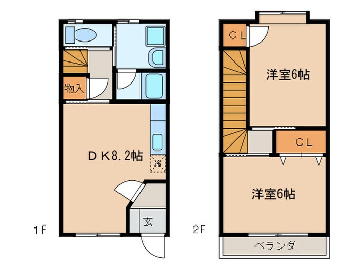 フォルトゥ－ナの物件間取画像