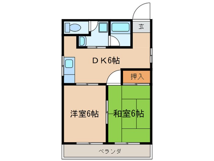 センタービレッジの物件間取画像