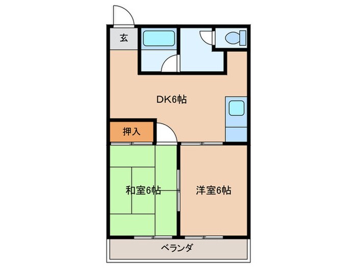 センタービレッジの物件間取画像