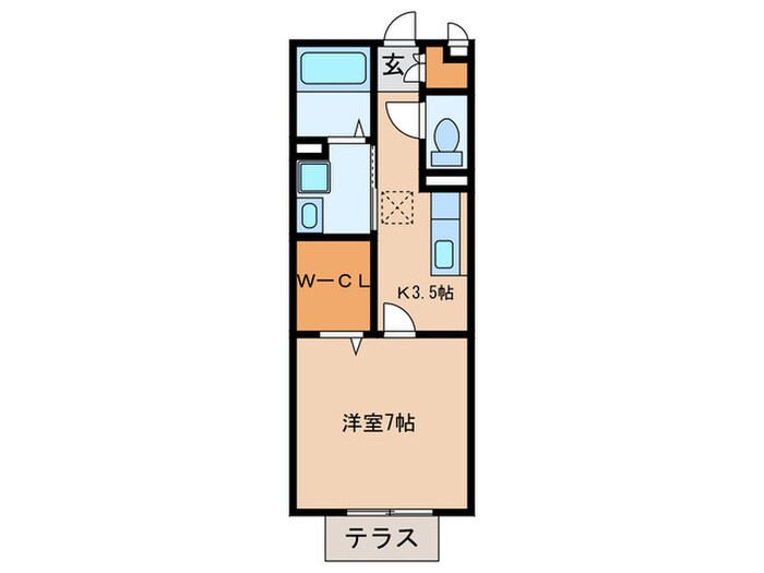 カサベルデ柏森の物件間取画像