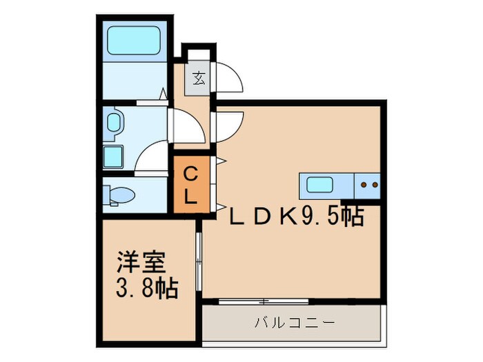 T.A長筬町4丁目の物件間取画像