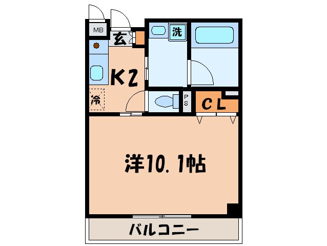 アネックス徳川西の物件間取画像