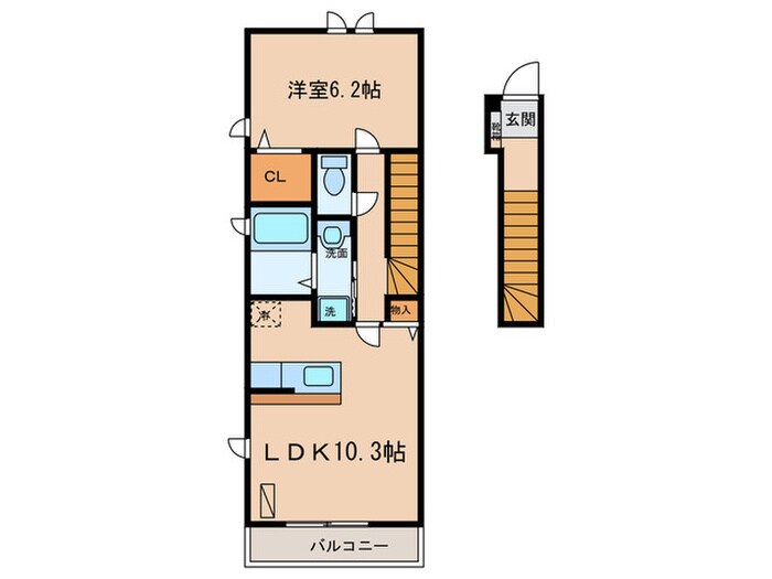 フレーシュの物件間取画像