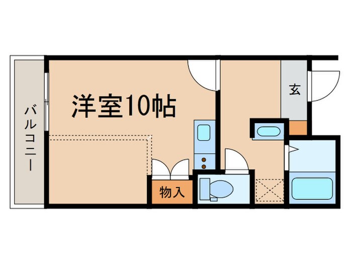 ＡＸＩＡ八熊の物件間取画像