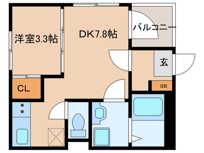 Seven season 栄生の物件間取画像