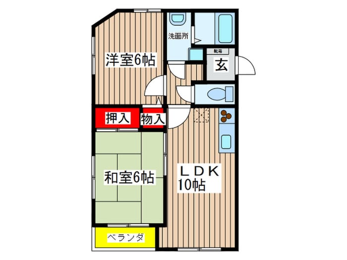 ランパ－ト鳴子の物件間取画像