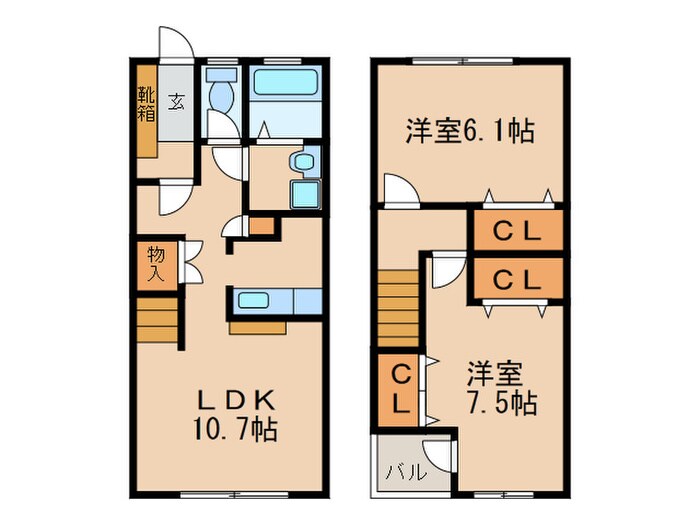 センキ２の物件間取画像