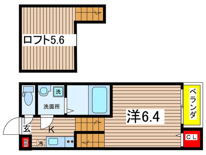 Eternal Court TSURUMAIの物件間取画像