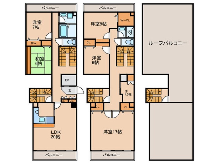 プロスペリテの物件間取画像