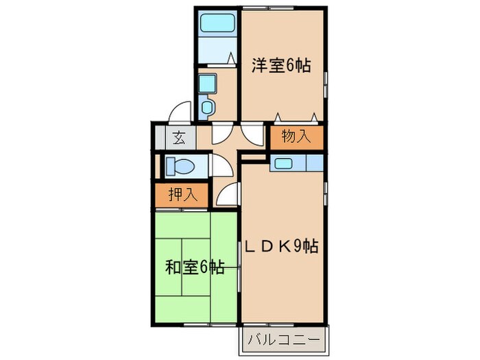 ネオクレストＳの物件間取画像