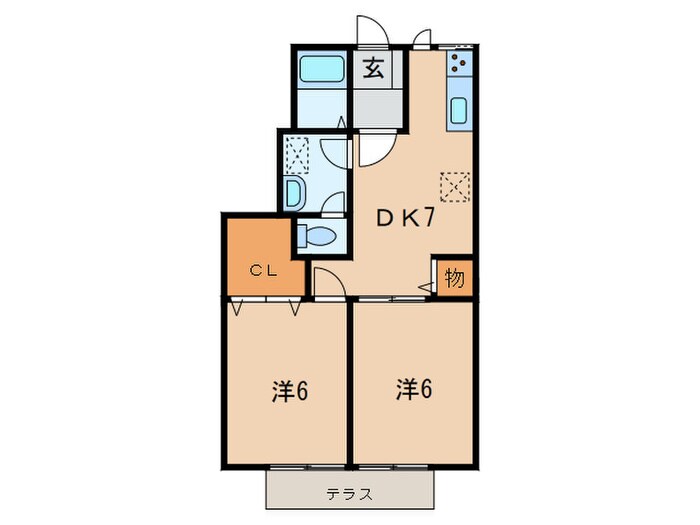 ファミ－ル･ドｩ･クイ－ンの物件間取画像