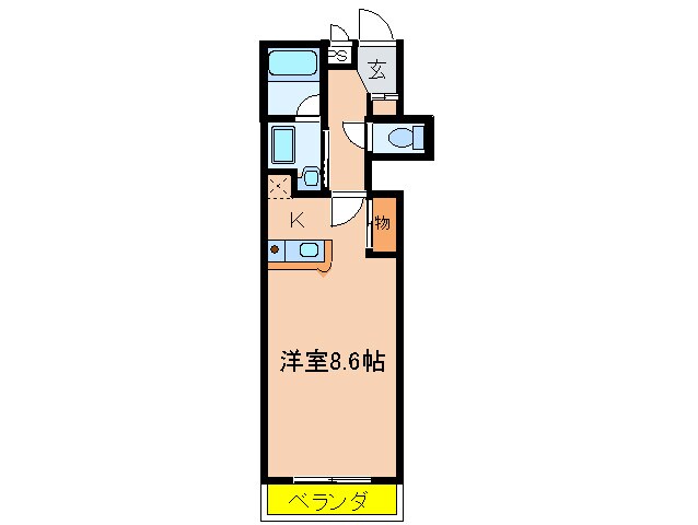 ﾌｨﾛ-ﾘ長筬の物件間取画像