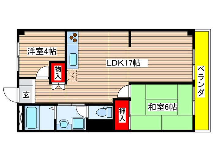 第一河村ビルの物件間取画像