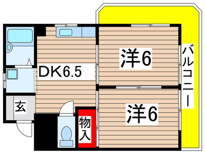 ヤマテオザワビルの物件間取画像