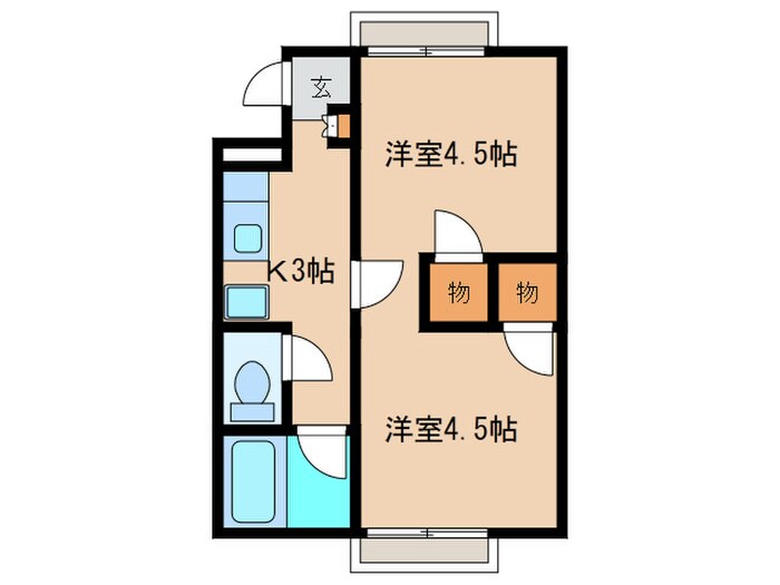 グレイス門東の物件間取画像
