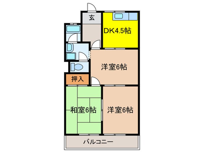 物件間取画像
