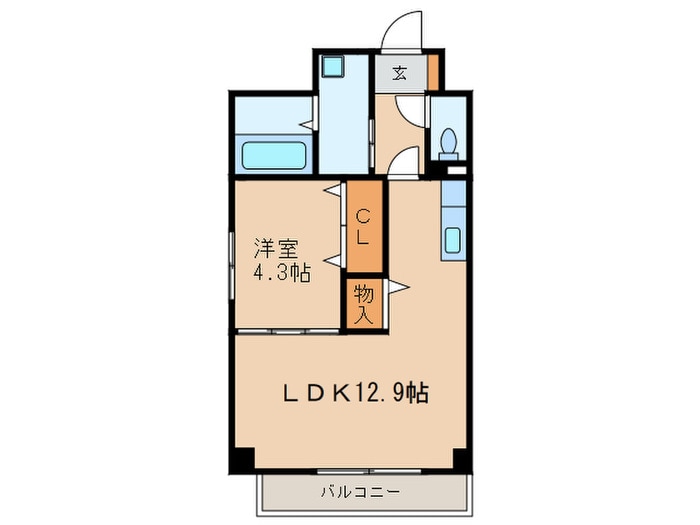 GRANDUKE千代田regariaの物件間取画像