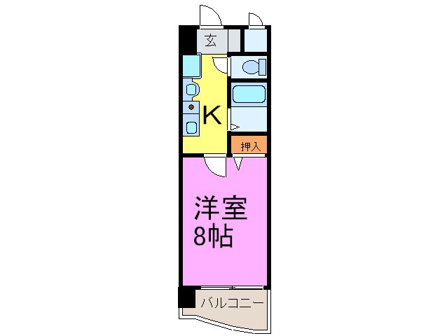 ヒルズ新栄の物件間取画像