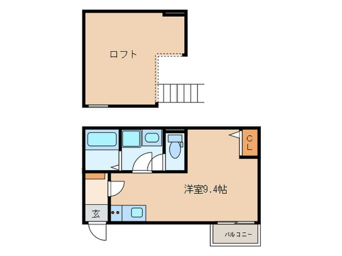 Ｐａｔｉｎａ平安通の物件間取画像