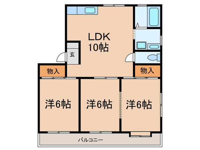 ベルエポック鶴見の物件間取画像