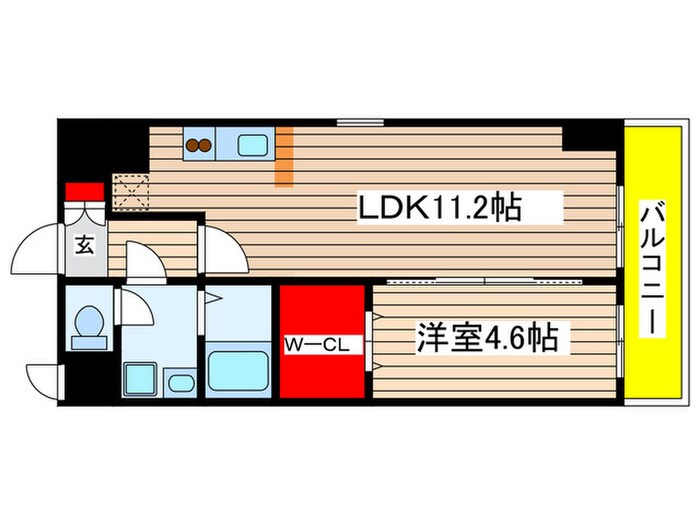 フォレシティ新栄の物件間取画像