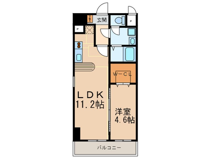 フォレシティ新栄の物件間取画像