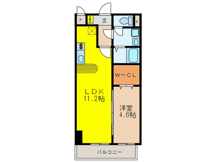 フォレシティ新栄の物件間取画像