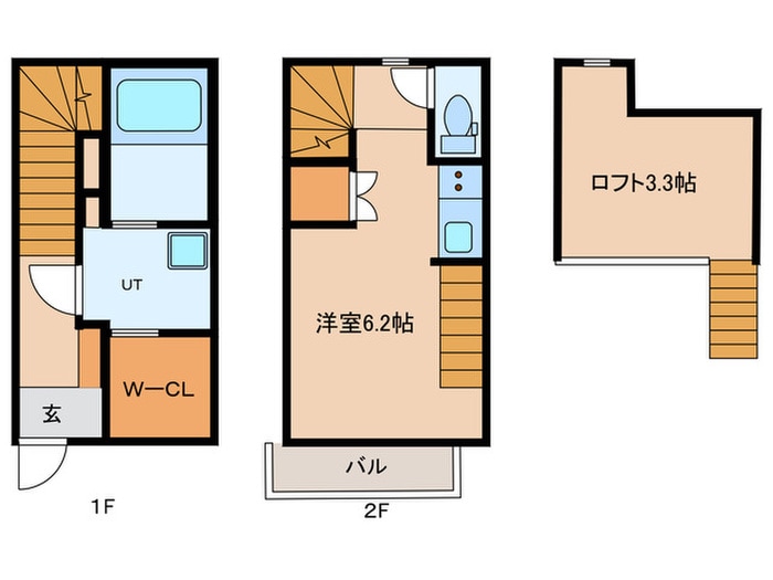 メゾン生駒町の物件間取画像