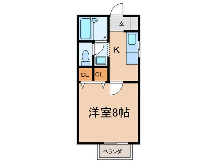 アベニュ－９９の物件間取画像