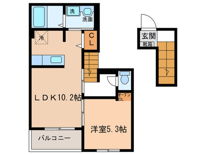 ブリッサ港西　Ⅰの物件間取画像