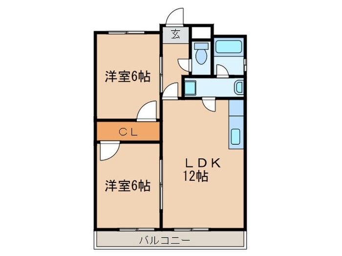 メゾン長縄の物件間取画像