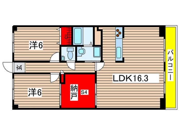 ビラ三秀山中の物件間取画像