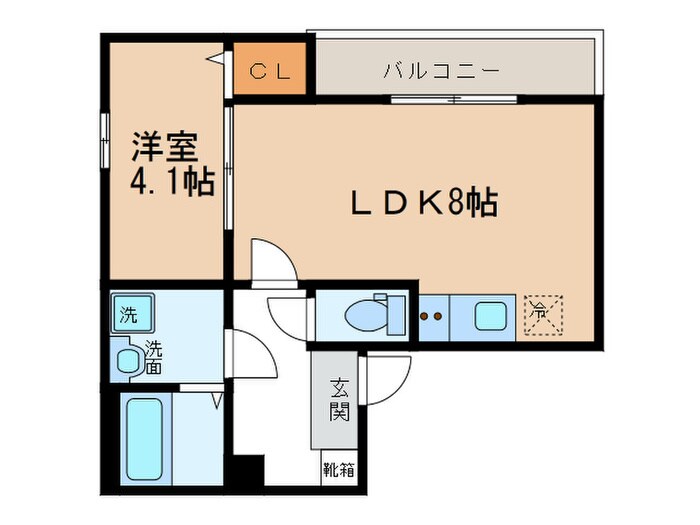 リブラス南荒子の物件間取画像