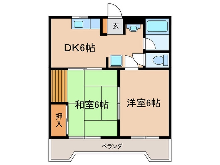 リバージュ　ツルギの物件間取画像