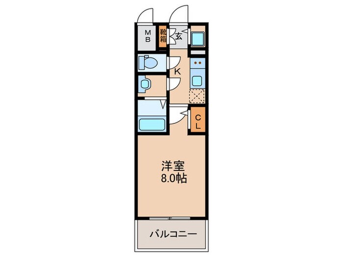 エスリード上前津セレーノの物件間取画像